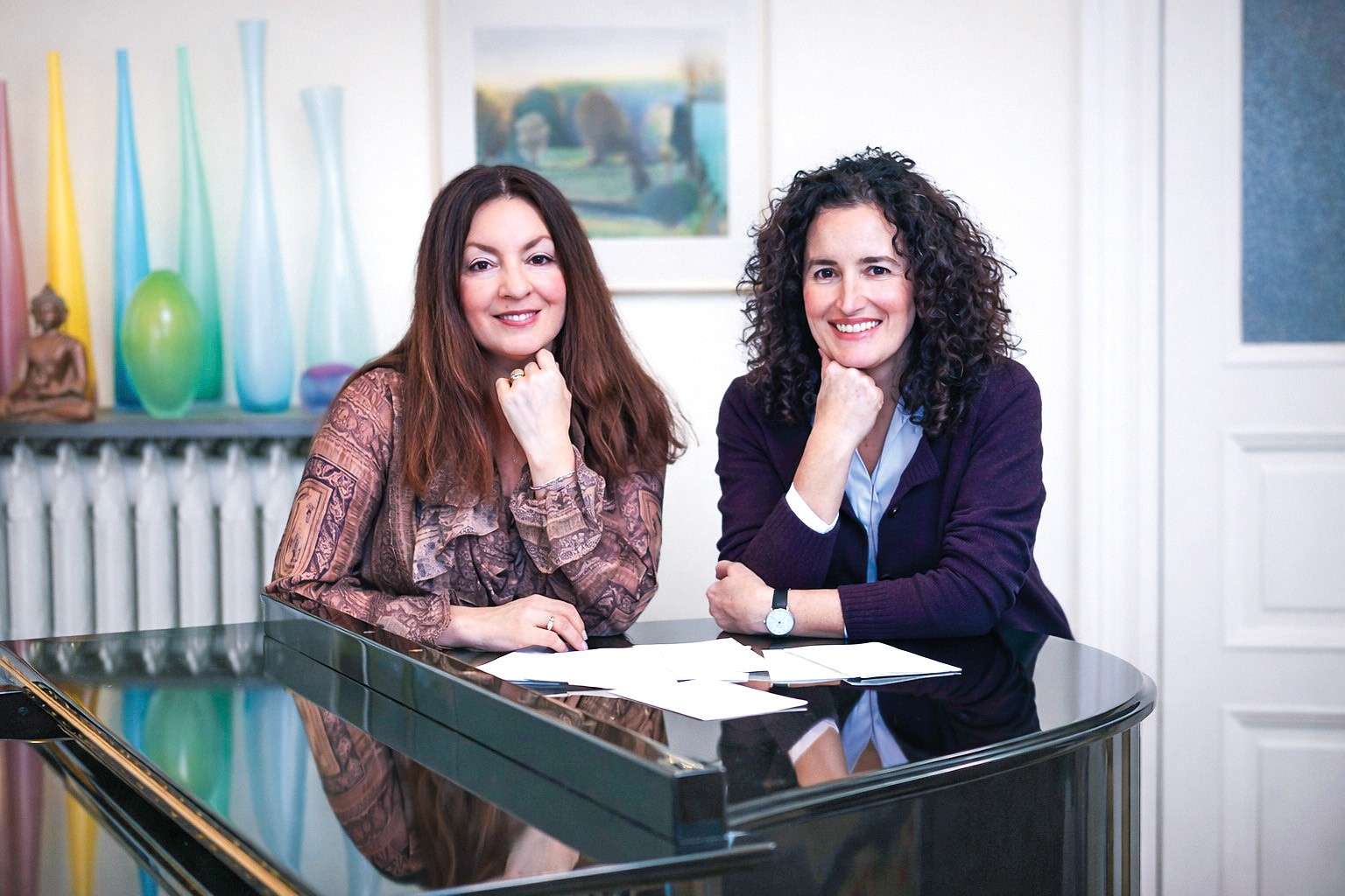 Irina Goldstein und Barbara Palmbach am 10.8.2026 um 18 Uhr im Benediktussaal bei Suchers Seeoner Leidenschaften in Kloster Seeon. 