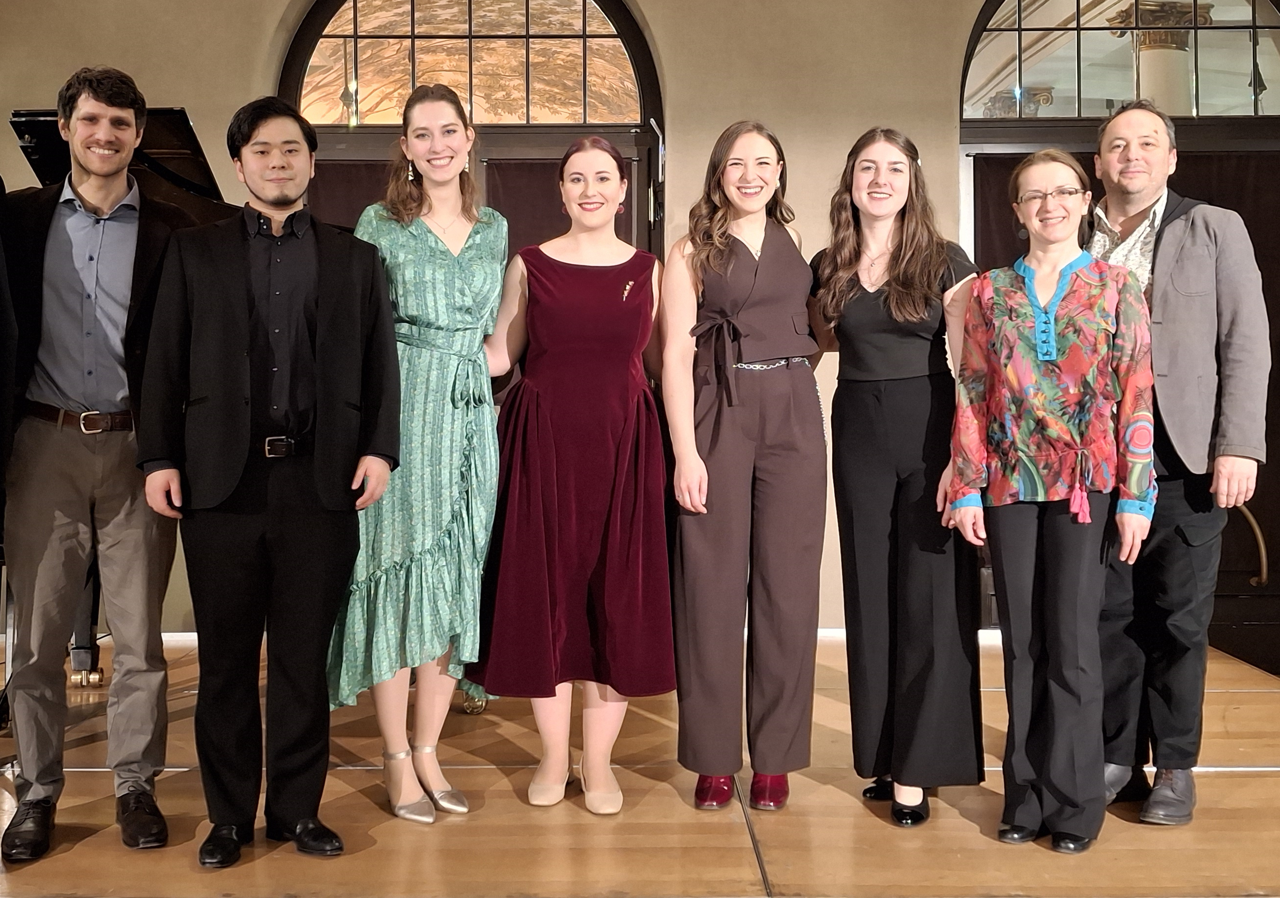 Mitglieder des Studiengangs Operngesang der Bayerischen Theaterakademie August Everding