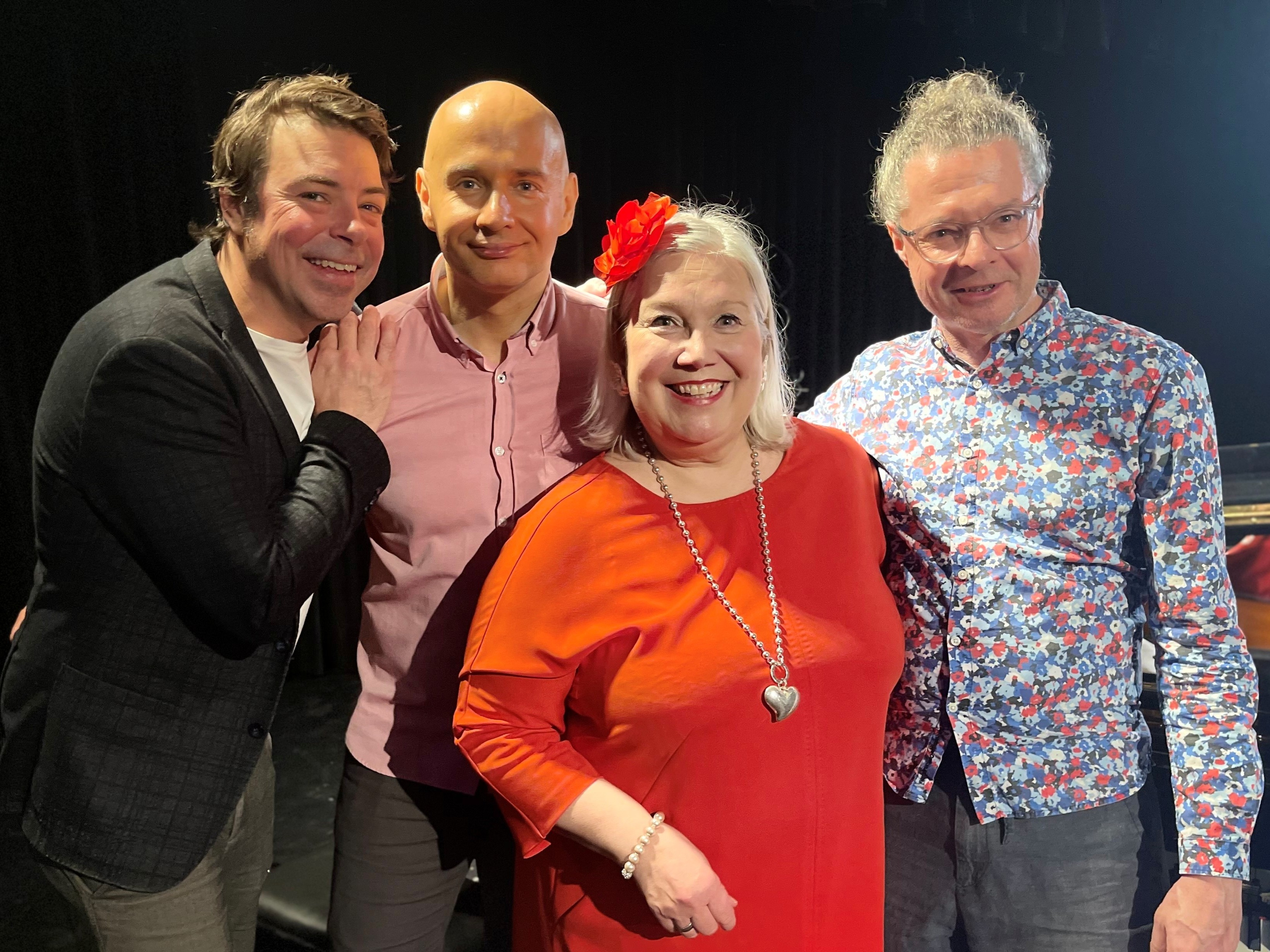 Band Tuja Komit mit Stephan Weiser, Peter Cudek Tuija Komi und Martin Kolb (v.l.n.r.)