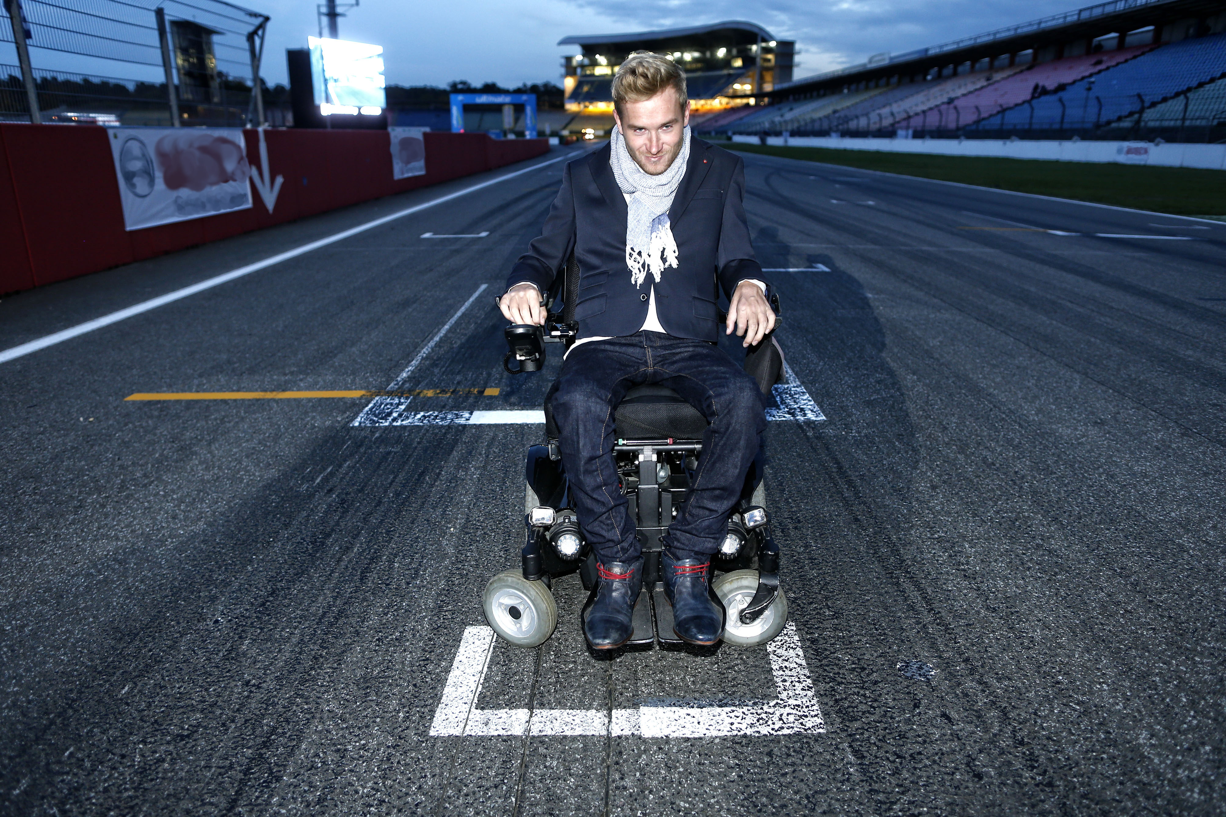 Samuel Koch am Hockenheim-Start Samuel Koch am Hockenheim-Start