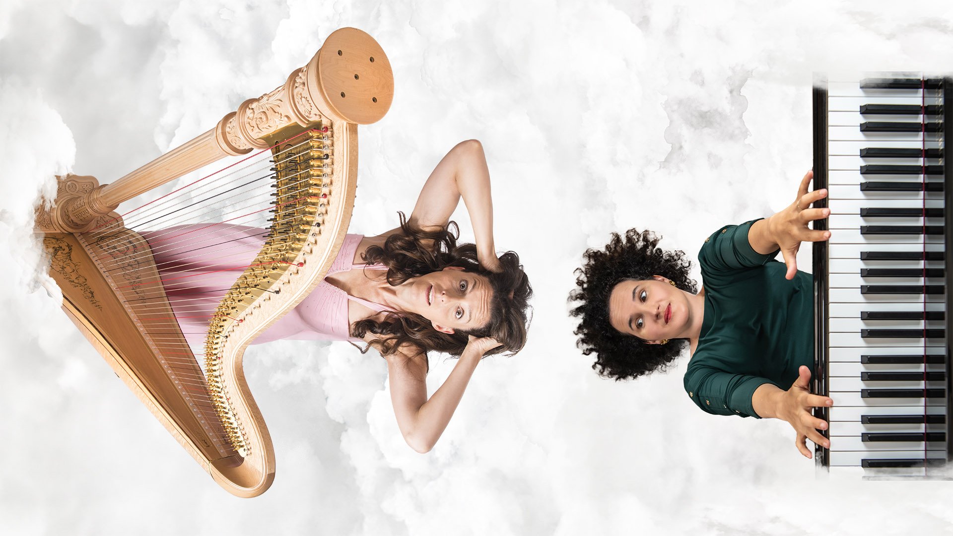 Silke Aichhorn und Lisa Wellisch präsentieren ihr Programm "Lebenslänglich frohlocken" am 5. April im Festsaal von Kloster Seeon